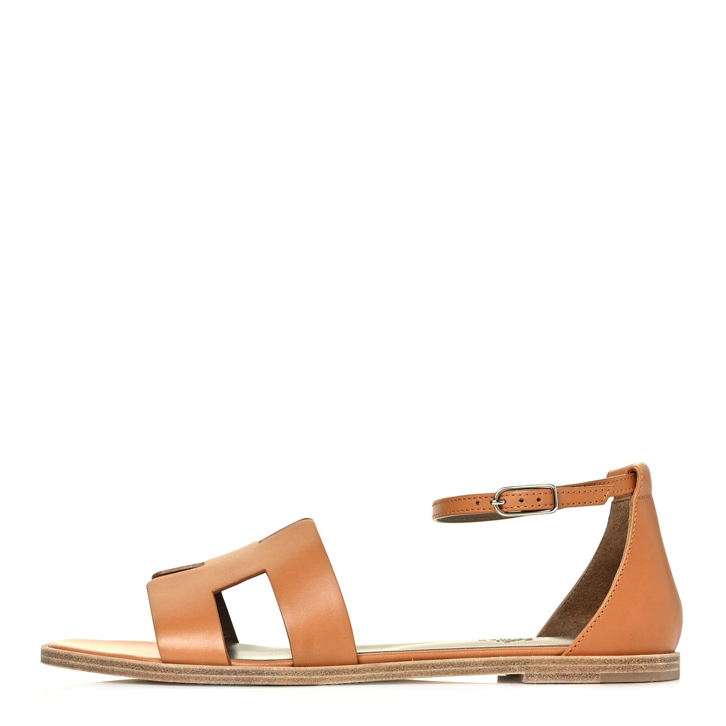 Calfskin Santorini Sandals 40 Naturel