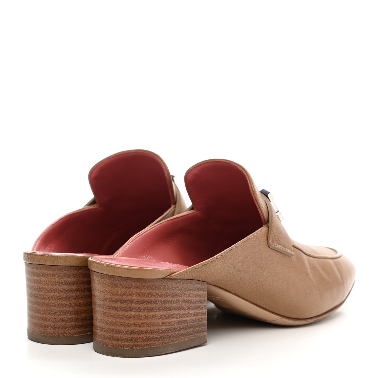 Goatskin Paradis Mules 36 Taupe