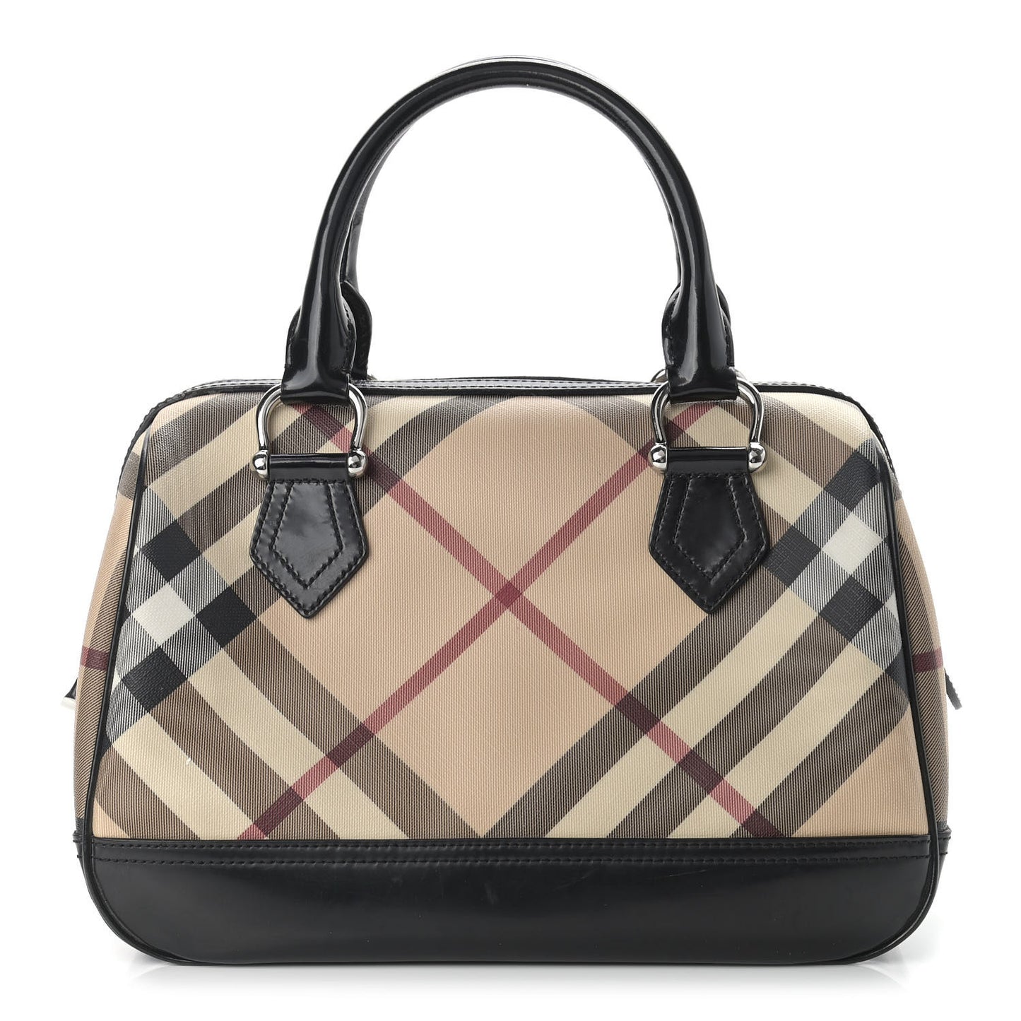 Supernova Check Patent Bowling Bag Black
