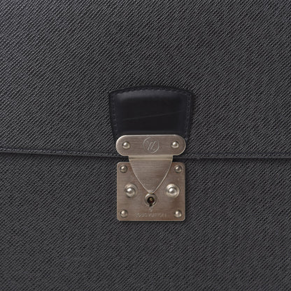 Louis Vuitton Taiga Robusto 2 Compartment Briefcase Black 9 of 10