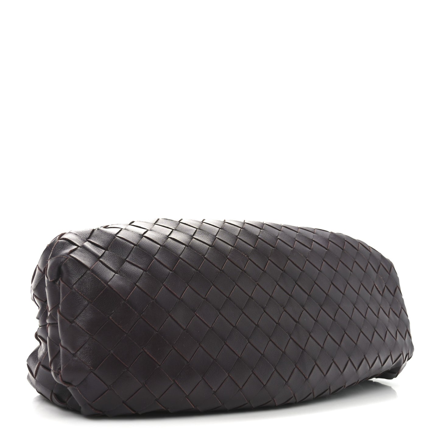 Nappa Maxi Intrecciato The Pouch Oversized Clutch Grape