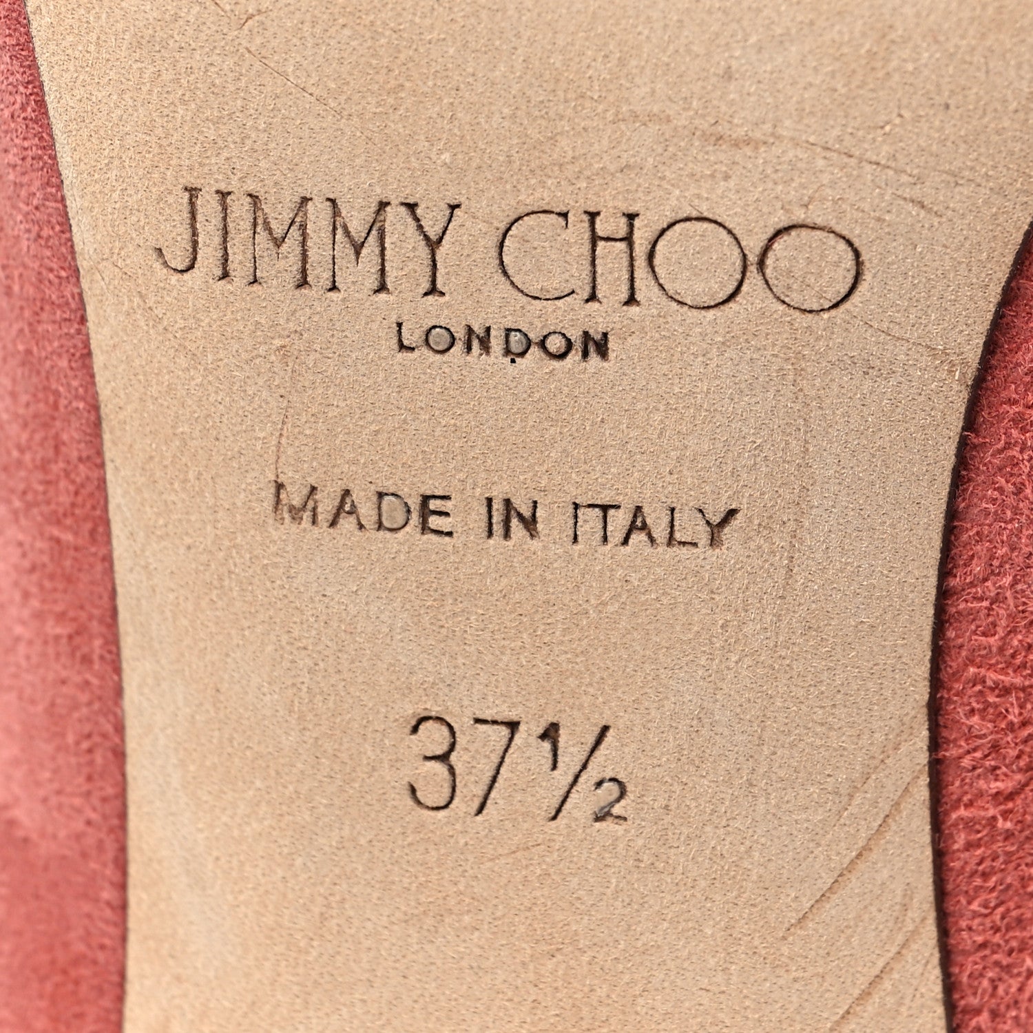 Jimmy Choo Suede Bing 65 Pumps 37.5 Dark Blush 6 of 7