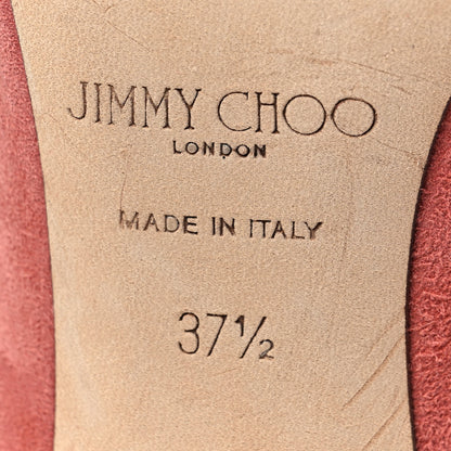 Jimmy Choo Suede Bing 65 Pumps 37.5 Dark Blush 6 of 7