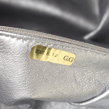 Chanel Patent Luxe Ligne Medium Bowler Ivory 7 of 17