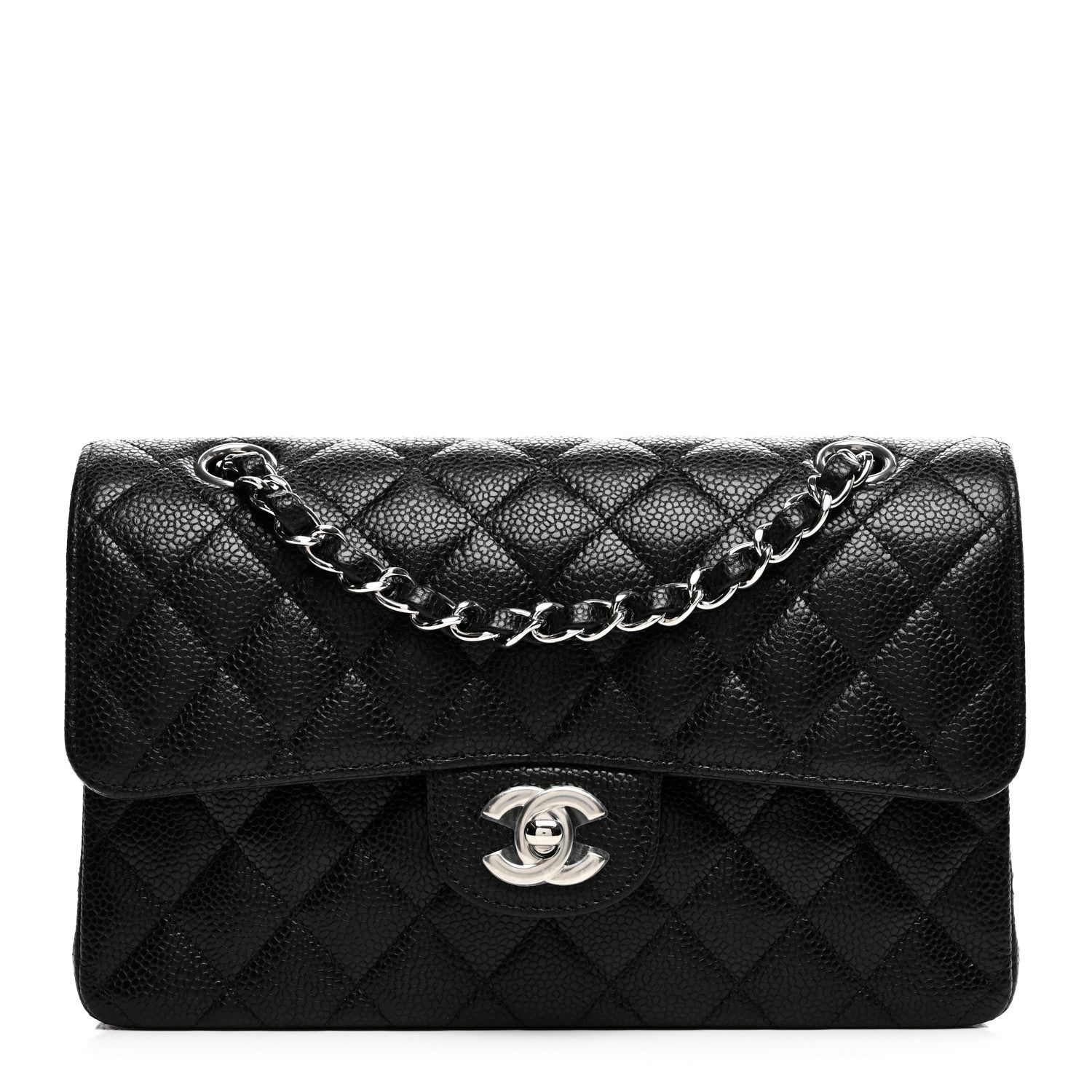 Chanel Caviar Quilted Small Double Flap Black 1 of 10