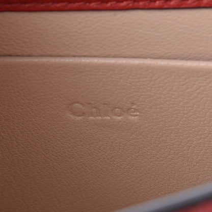 Chloe Calfskin Small Nile Bracelet Minaudiere Bag Dahlia Red 6 of 9