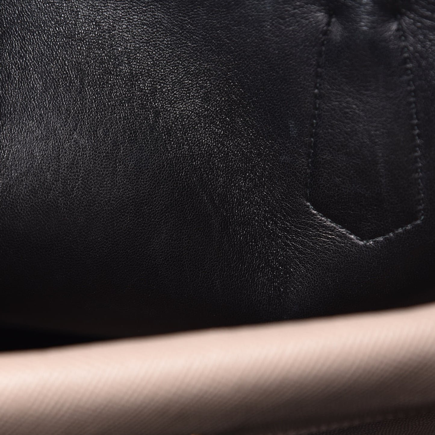 Saffiano Cuir Medium Double Bag Cammeo Black