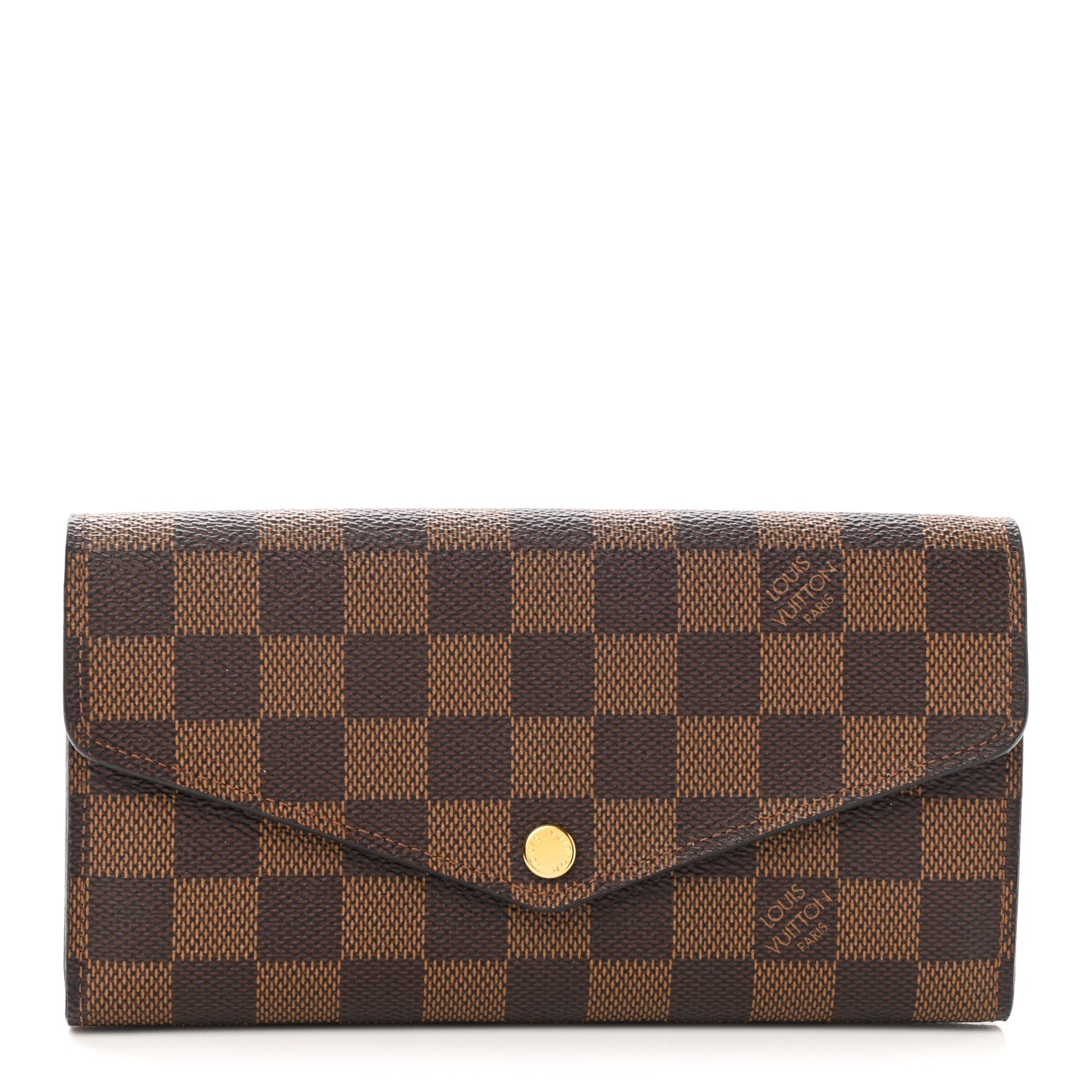 Louis Vuitton Damier Ebene Sarah Wallet NM 1 of 6
