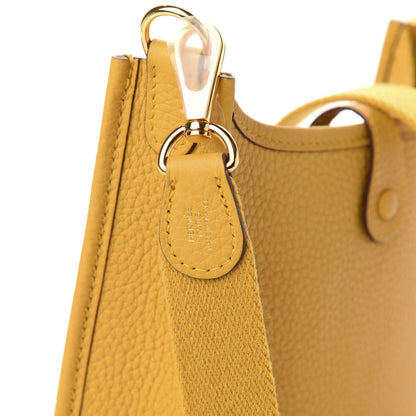 Hermes Taurillon Clemence Evelyne TPM Jaune Ambre 9 of 11