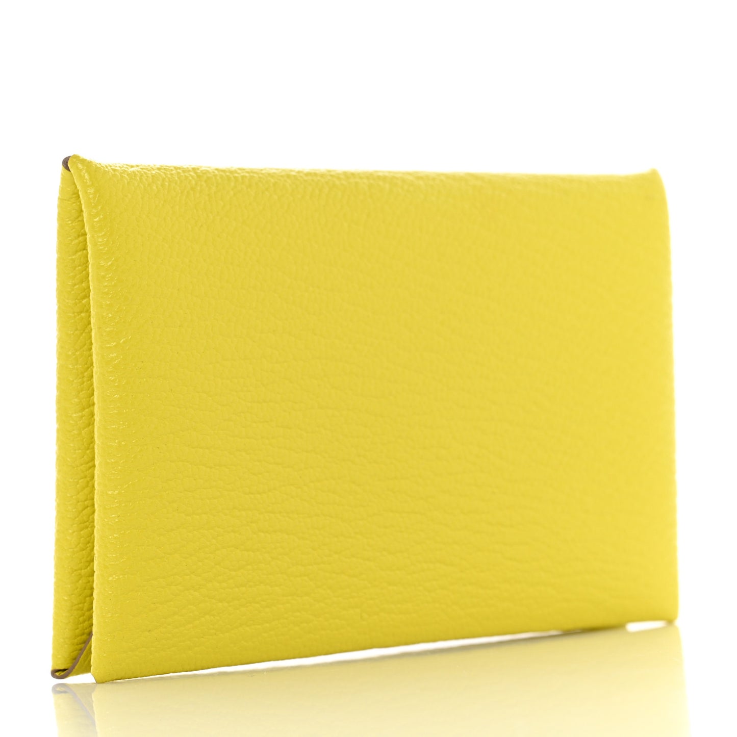 Chevre Mysore Calvi Card Case Lime