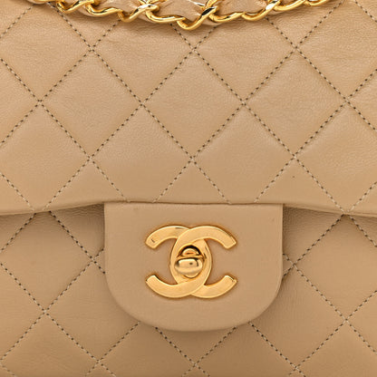 Chanel Lambskin Quilted Small Double Flap Beige 8 of 14