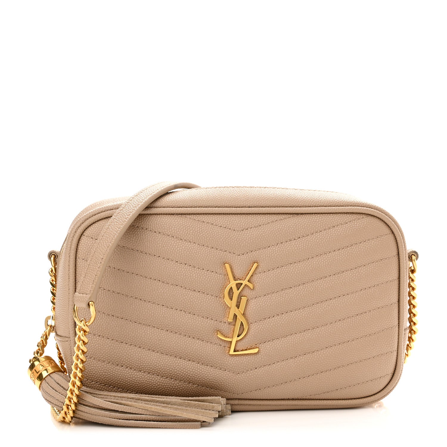 Saint Laurent Grain De Poudre Matelasse Monogram Mini Lou Camera Bag New Powder 1 of 10