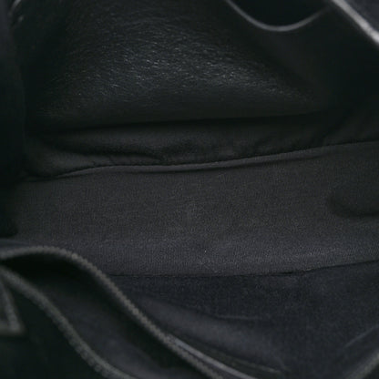 Saint Laurent Crinkled Calfskin Matelasse Monogram Medium Niki Chain Satchel Black 5 of 10