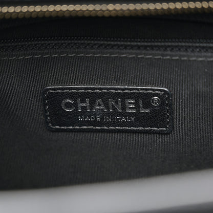 Chanel Patent Goatskin Quilted Medium Gabrielle Hobo Black 6 of 13