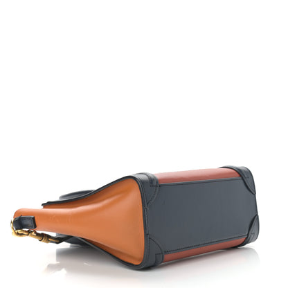 Celine Smooth Calfskin Nano Tri-Color Luggage Brick 3 of 13