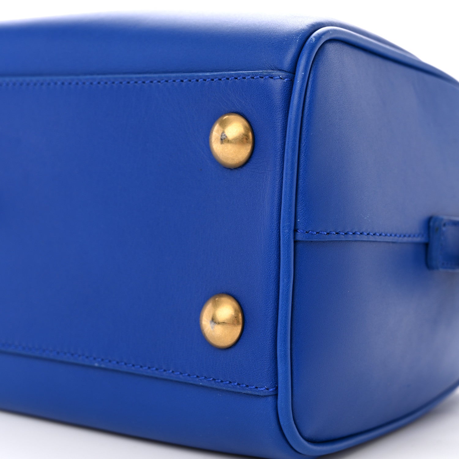 Saint Laurent Calfskin Classic Baby Duffle Blue 10 of 13