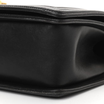 Chanel Lambskin Quilted Medium Boy Flap Black 11 of 13
