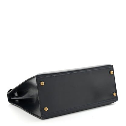 Hermes Box Kelly Sellier 28 Bleu Marine 4 of 22