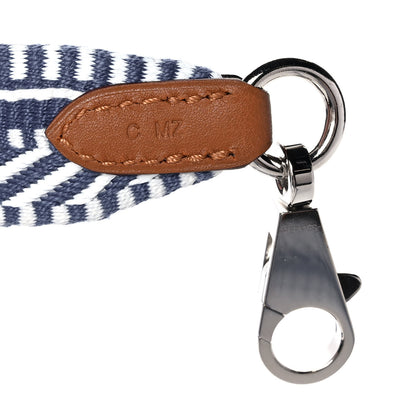 Hermes Toile Swift 25mm Sangle Cavale Shoulder Strap Ecru Bleu Brighton Gold 4 of 7
