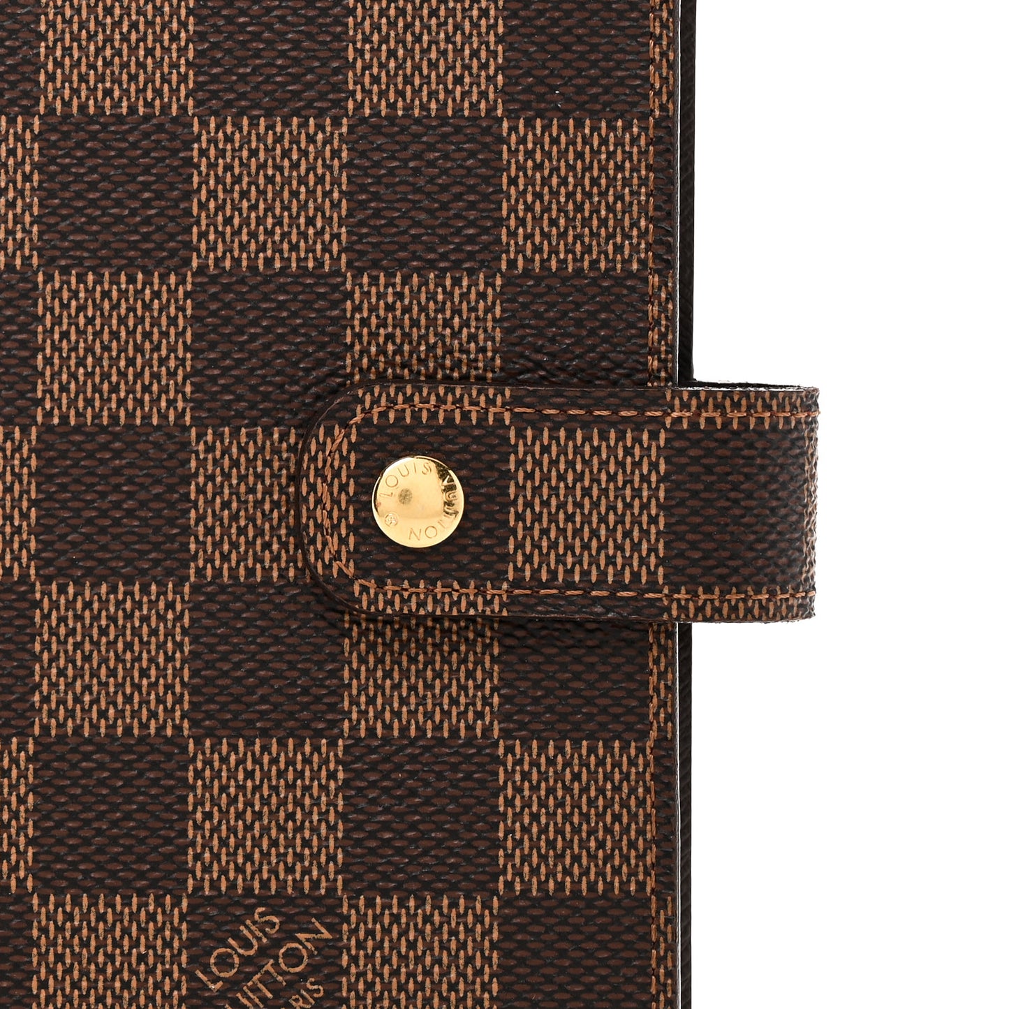 Damier Ebene Medium Ring Agenda Cover