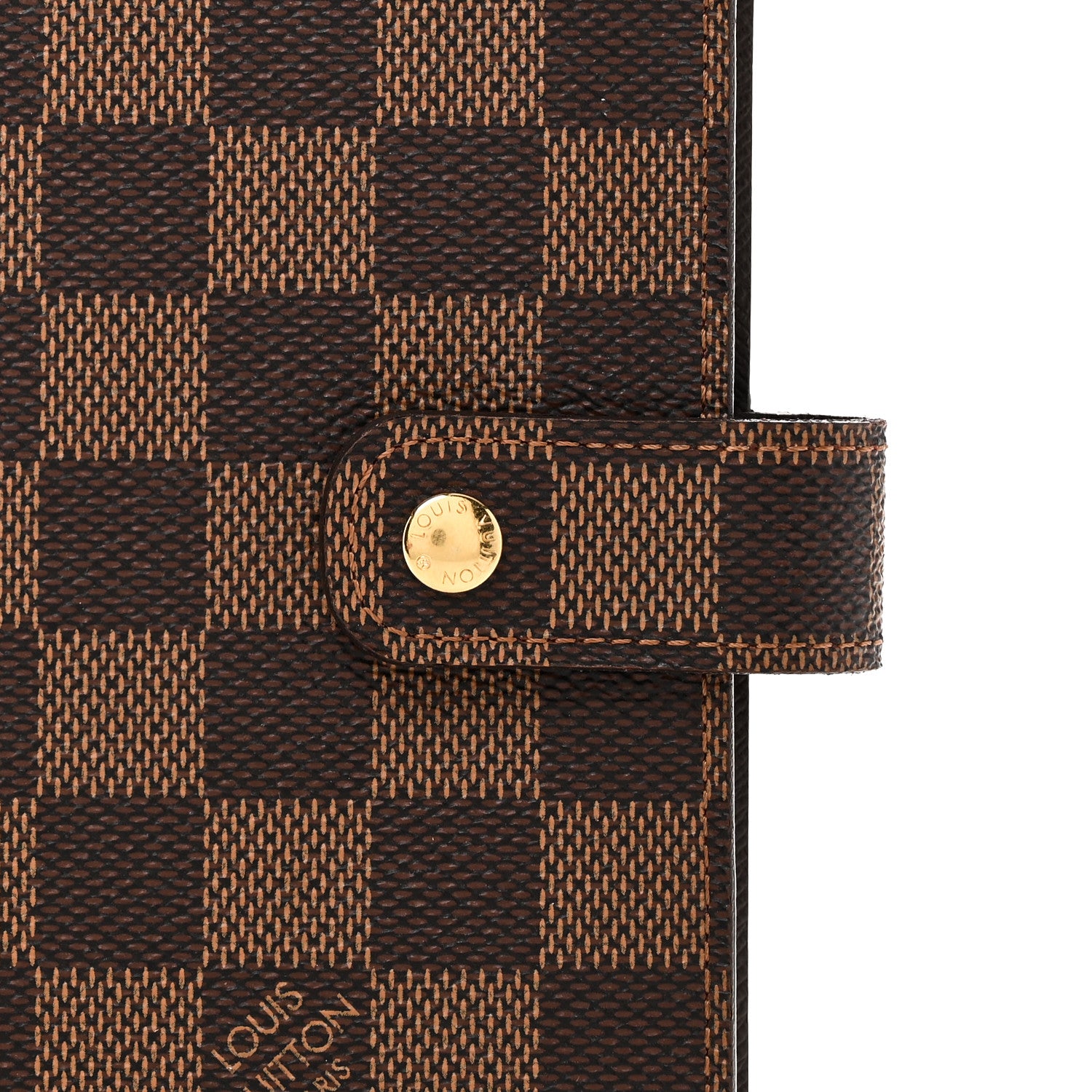 Louis Vuitton Damier Ebene Medium Ring Agenda Cover 7 of 8