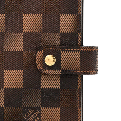 Louis Vuitton Damier Ebene Medium Ring Agenda Cover 7 of 8