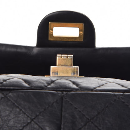 Chanel Aged Calfskin Quilted 2.55 Reissue 226 Flap Black 9 of 9