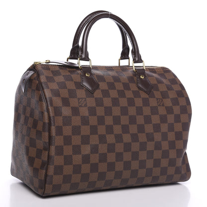 Louis Vuitton Damier Ebene Speedy 30 2 of 9