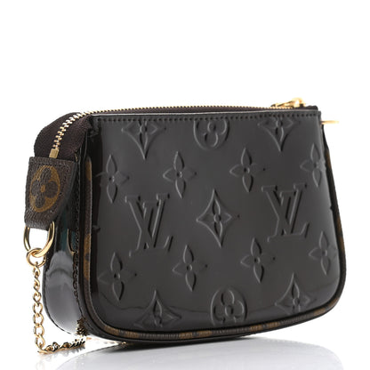 Louis Vuitton Vernis Monogram Mini Pochette Accessories Amarante 3 of 7