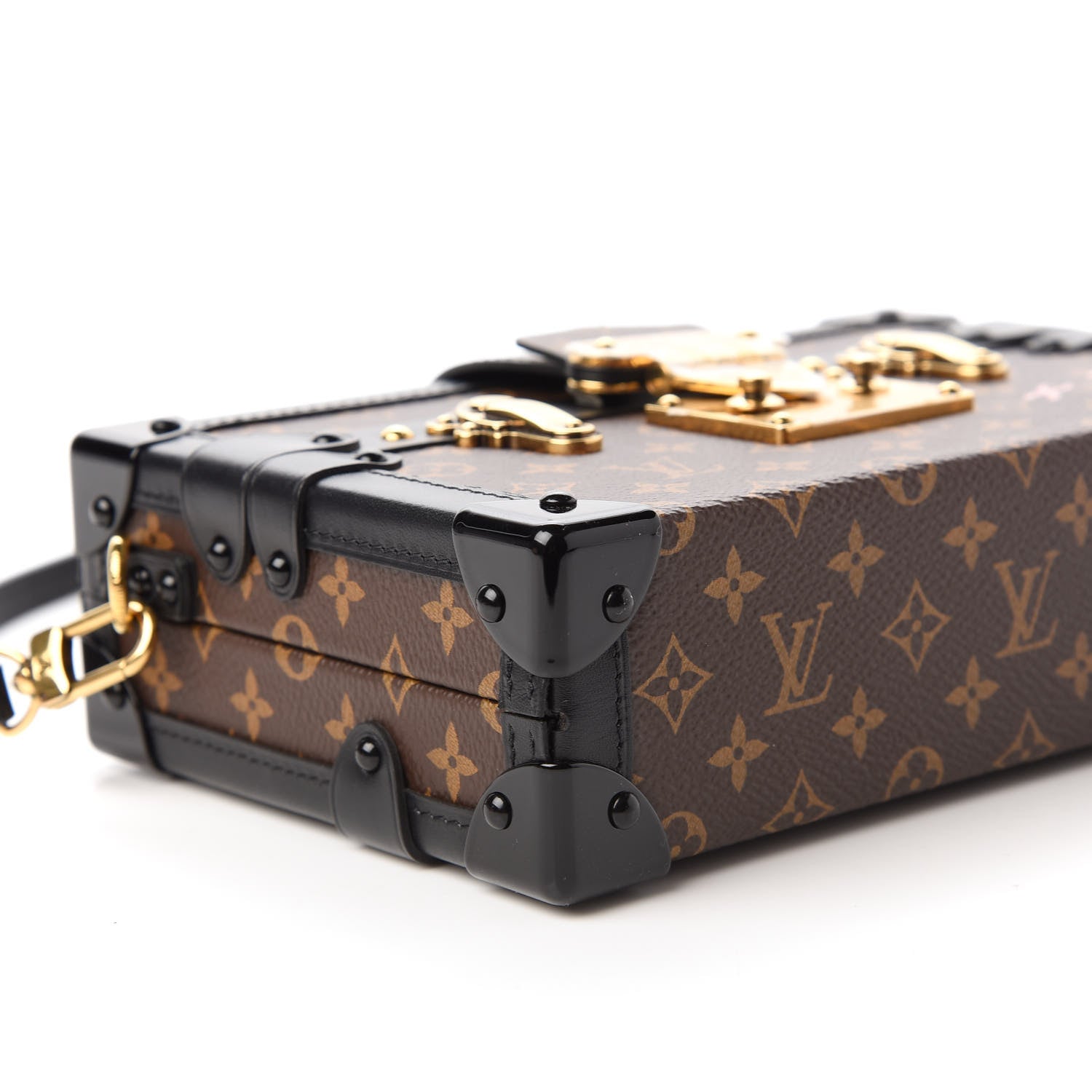 Louis Vuitton Monogram Petite Malle Black 6 of 10