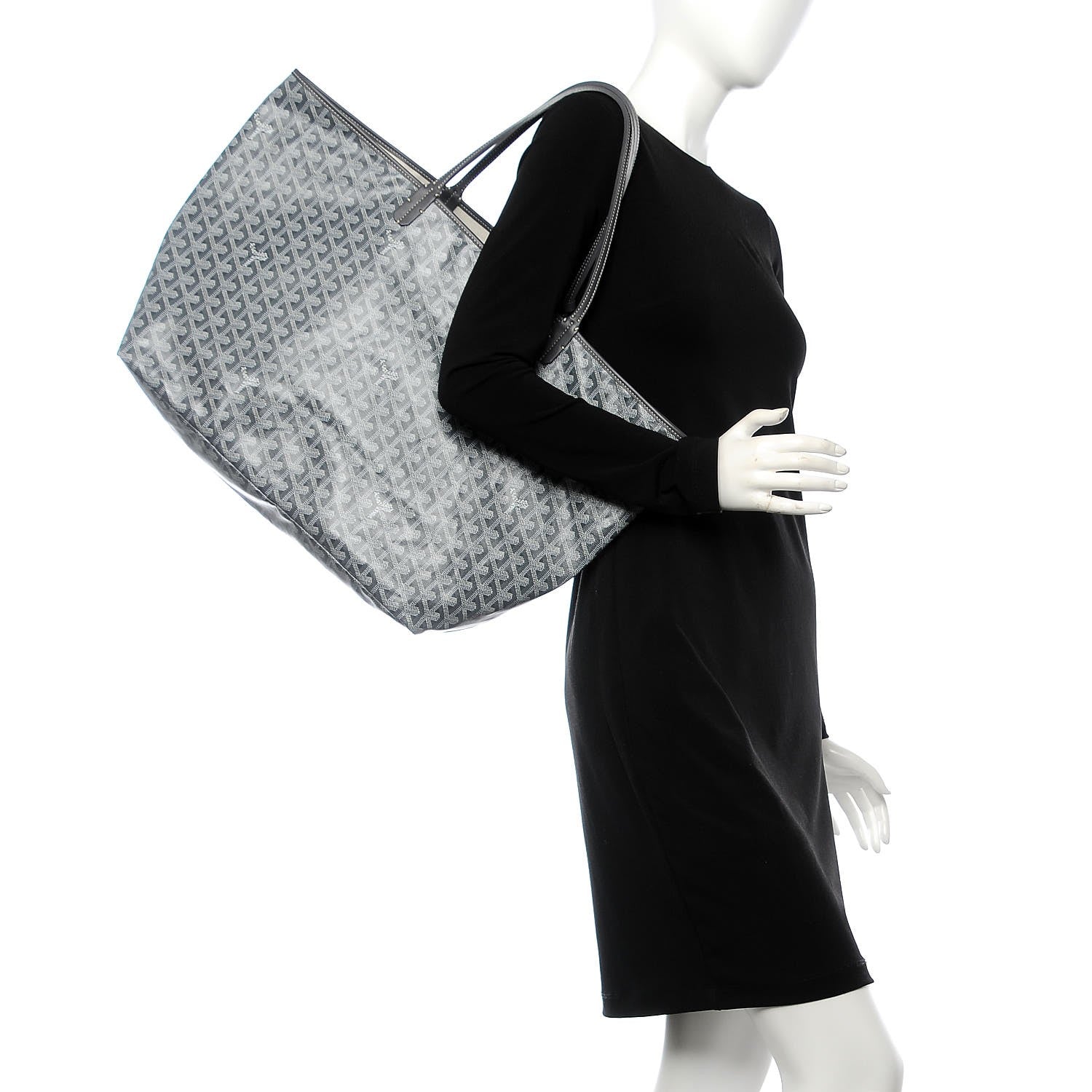 Goyard Goyardine Saint Louis GM Grey 2 of 9
