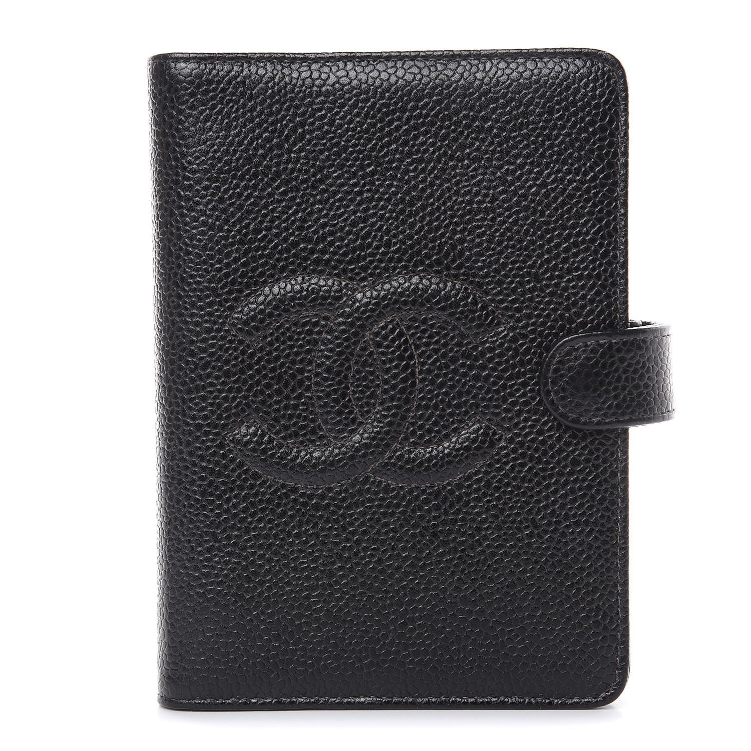 Chanel Caviar CC Mini Ring Agenda Planner Black 1 of 9