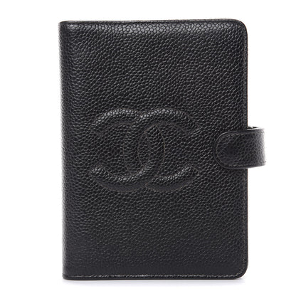 Chanel Caviar CC Mini Ring Agenda Planner Black 1 of 9
