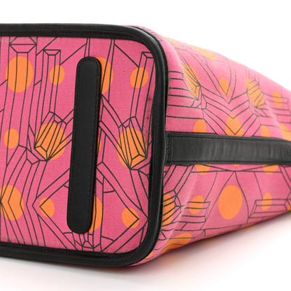 MCM Visetos Medium Project Reversible Shopper Tote Cognac 18 of 27