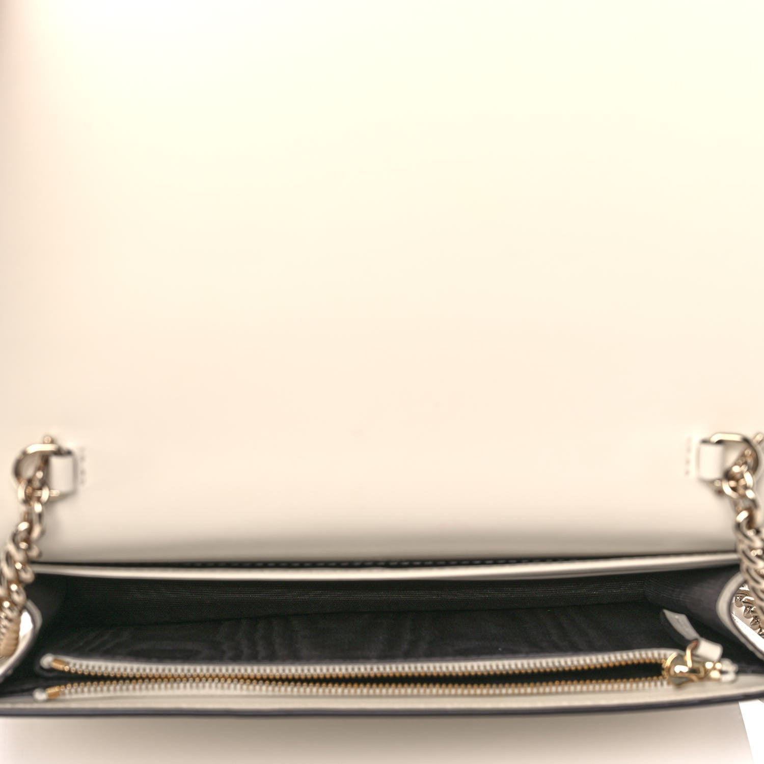 Gucci Guccissima Signature Bowy Chain Wallet Mystic White 5 of 10