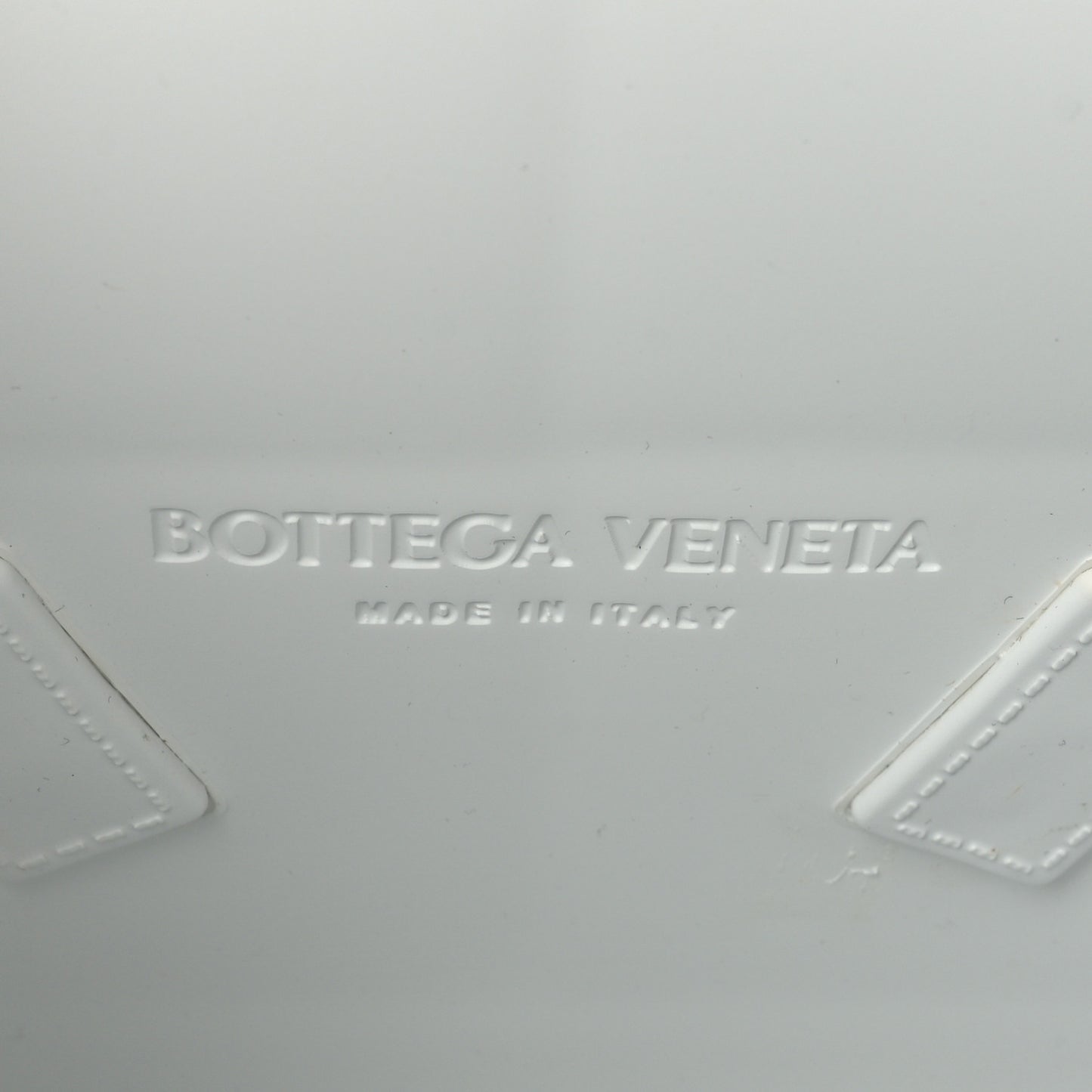 Rubber Intrecciato Mini Arco Tote White