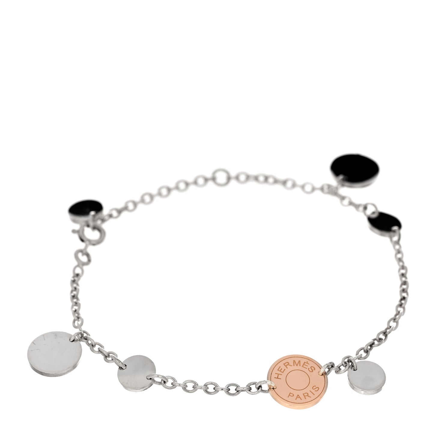 Sterling Silver 18K Rose Gold Confettis Bracelet