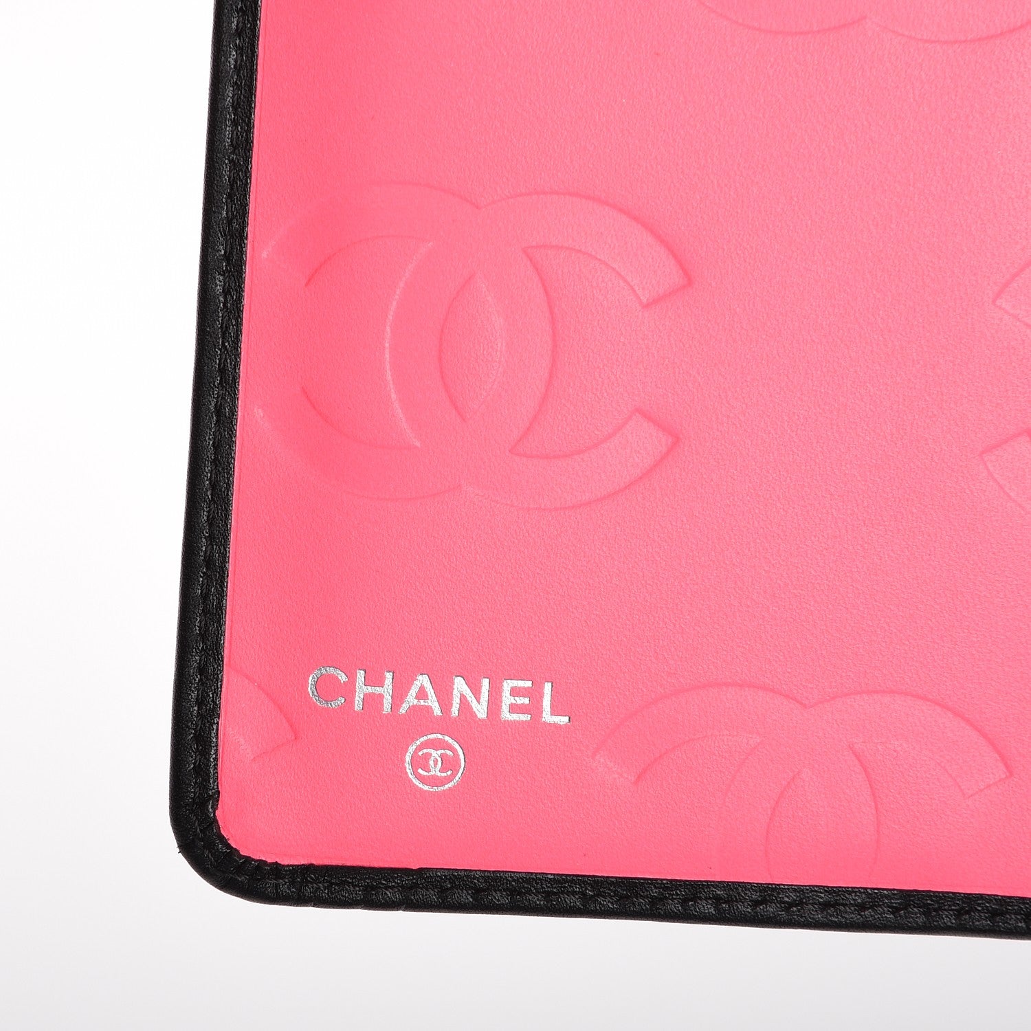 Chanel Calfskin Quilted Cambon Yen Wallet Black 6 of 8