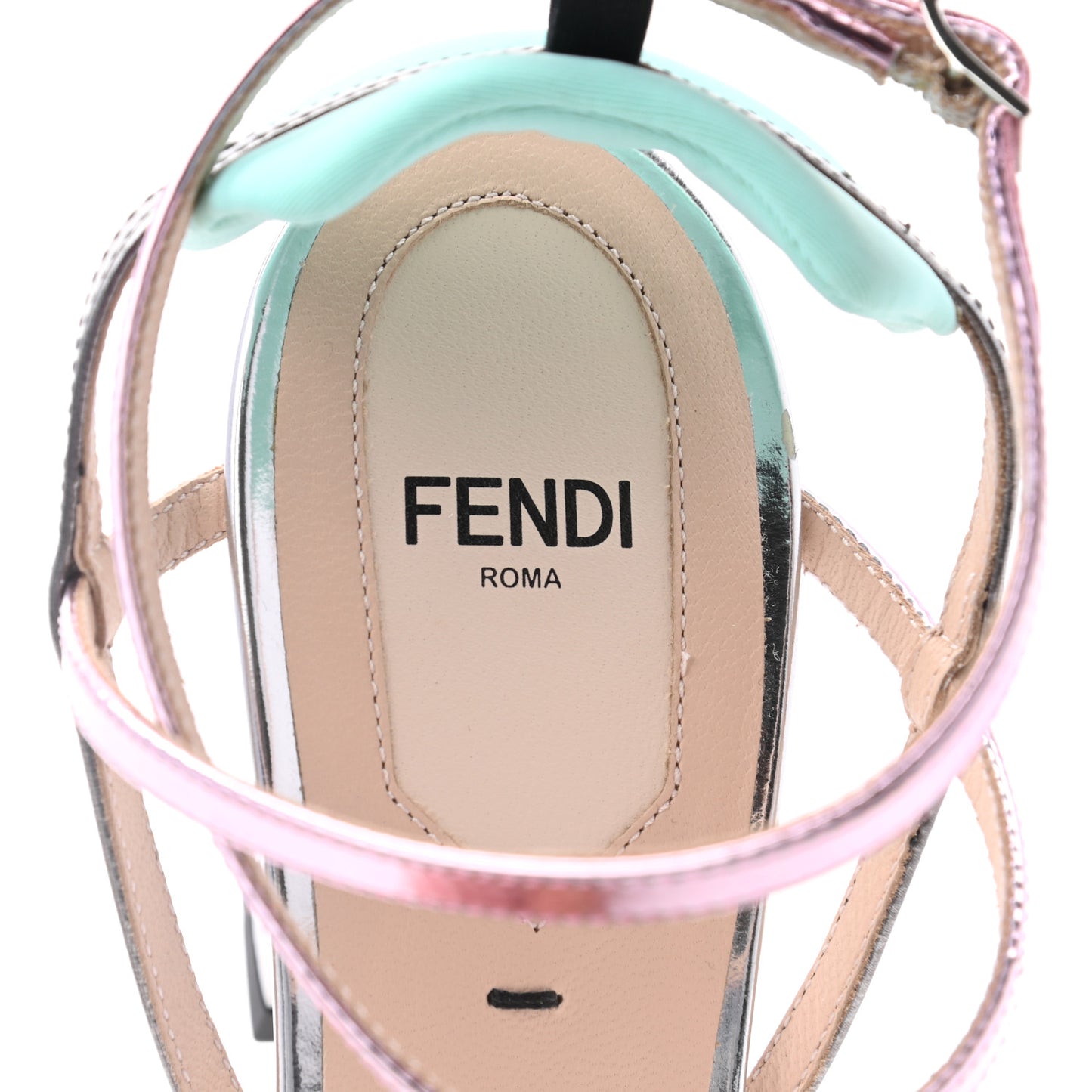 Metallic Colibri 85mm Strappy Sandals 38