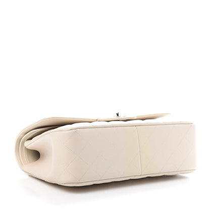 Chanel Caviar Quilted Jumbo Double Flap Light Beige 4 of 14