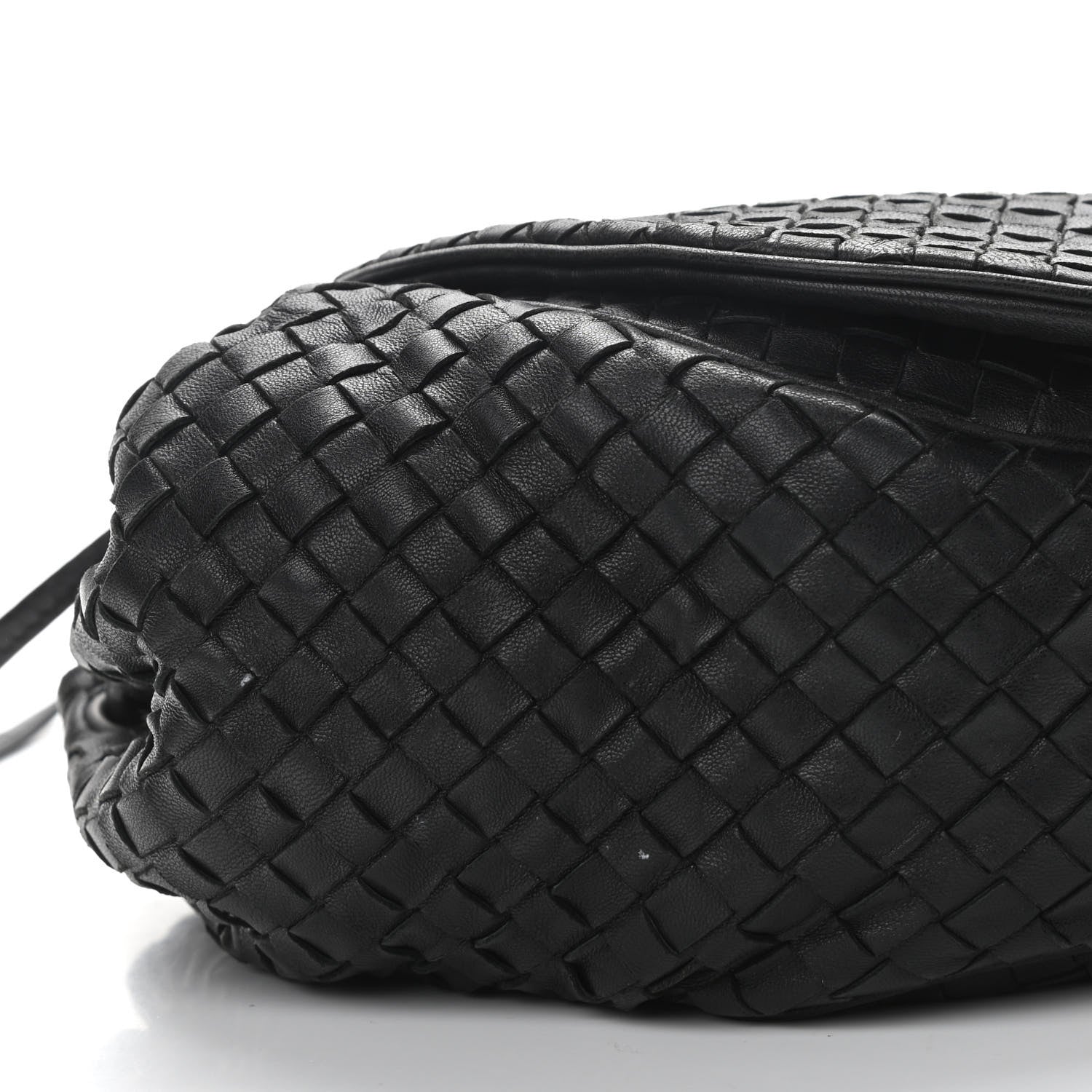 Bottega Veneta Nappa Intrecciato Messenger Bag Black 6 of 10