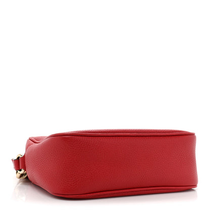 Gucci Pebbled Calfskin Small Soho Disco Bag Tabasco Red 4 of 13
