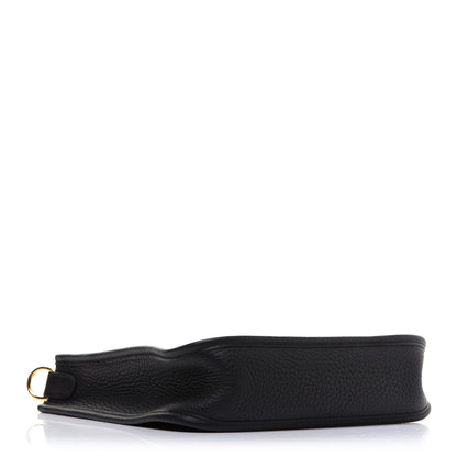 Hermes Taurillon Clemence Evelyne TPM Black 4 of 10