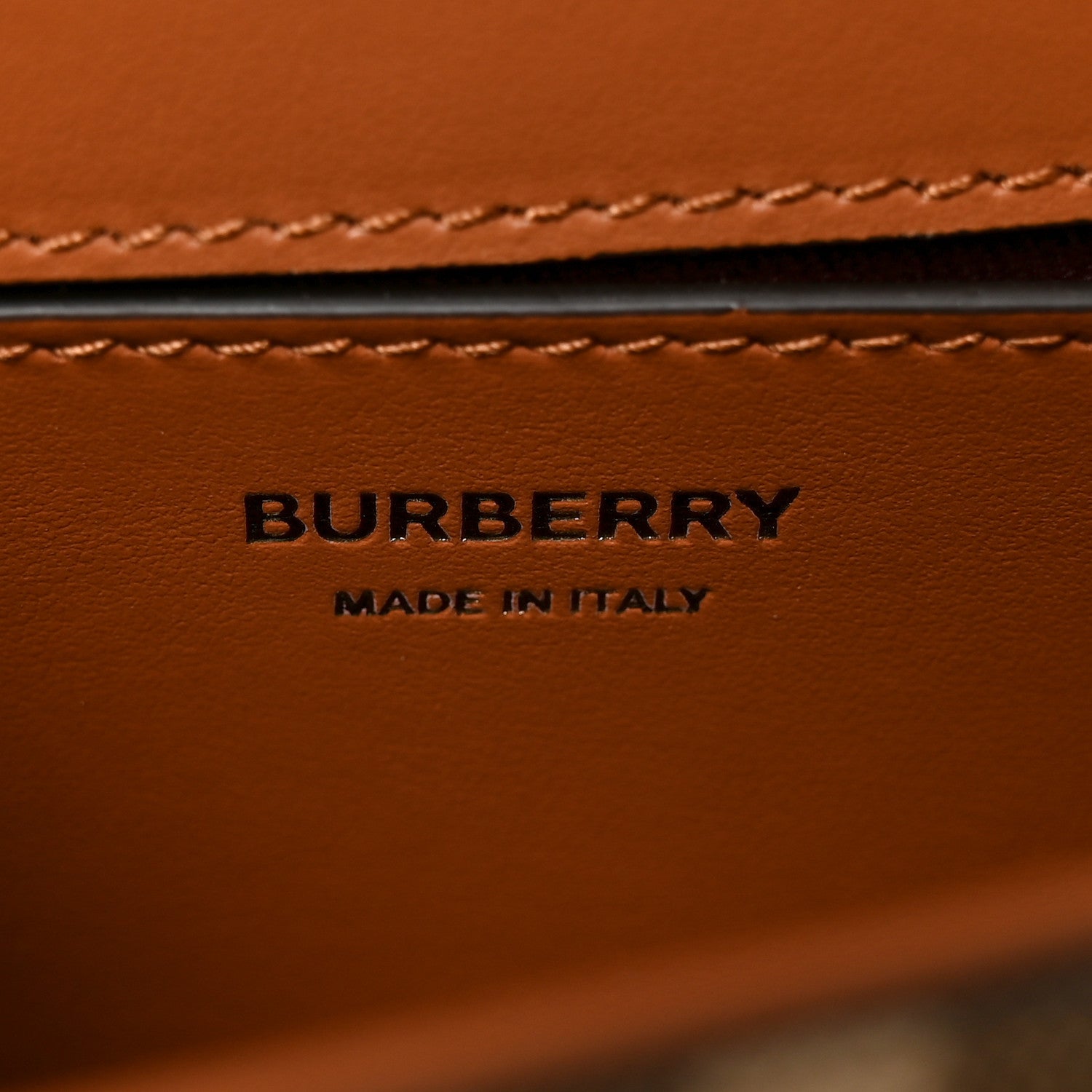 Burberry Coated Canvas Calfskin Vintage Check Medium Note Crossbody Bag Briar Brown 6 of 10