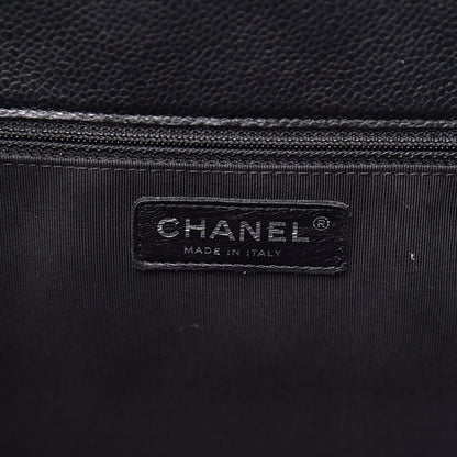 Chanel Caviar Quilted Flap Tote Dark Grey 5 of 11