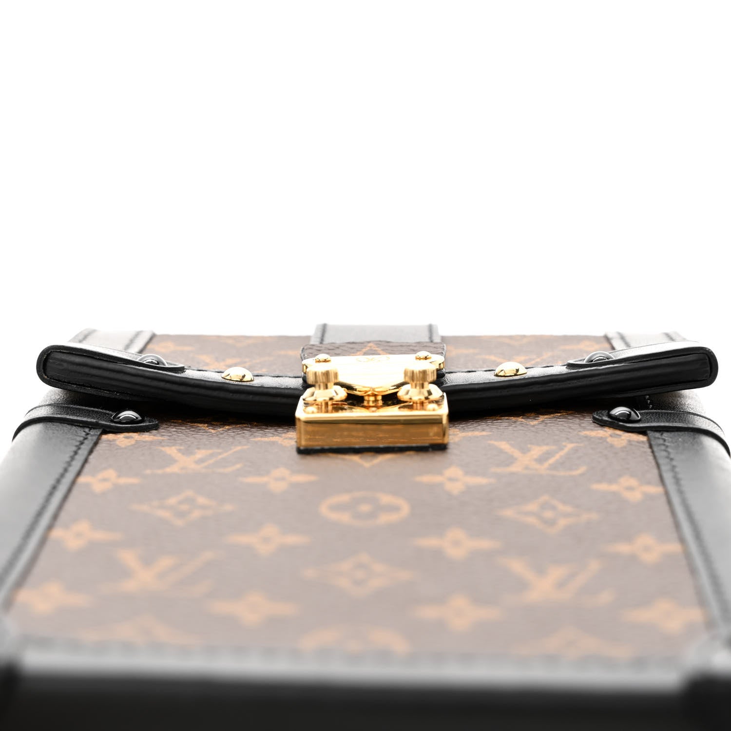 Louis Vuitton Monogram Pochette Trunk Verticale Black 10 of 11