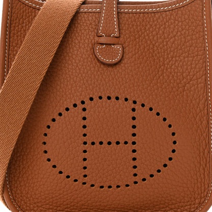 Hermes Taurillon Clemence Evelyne TPM Gold 8 of 11