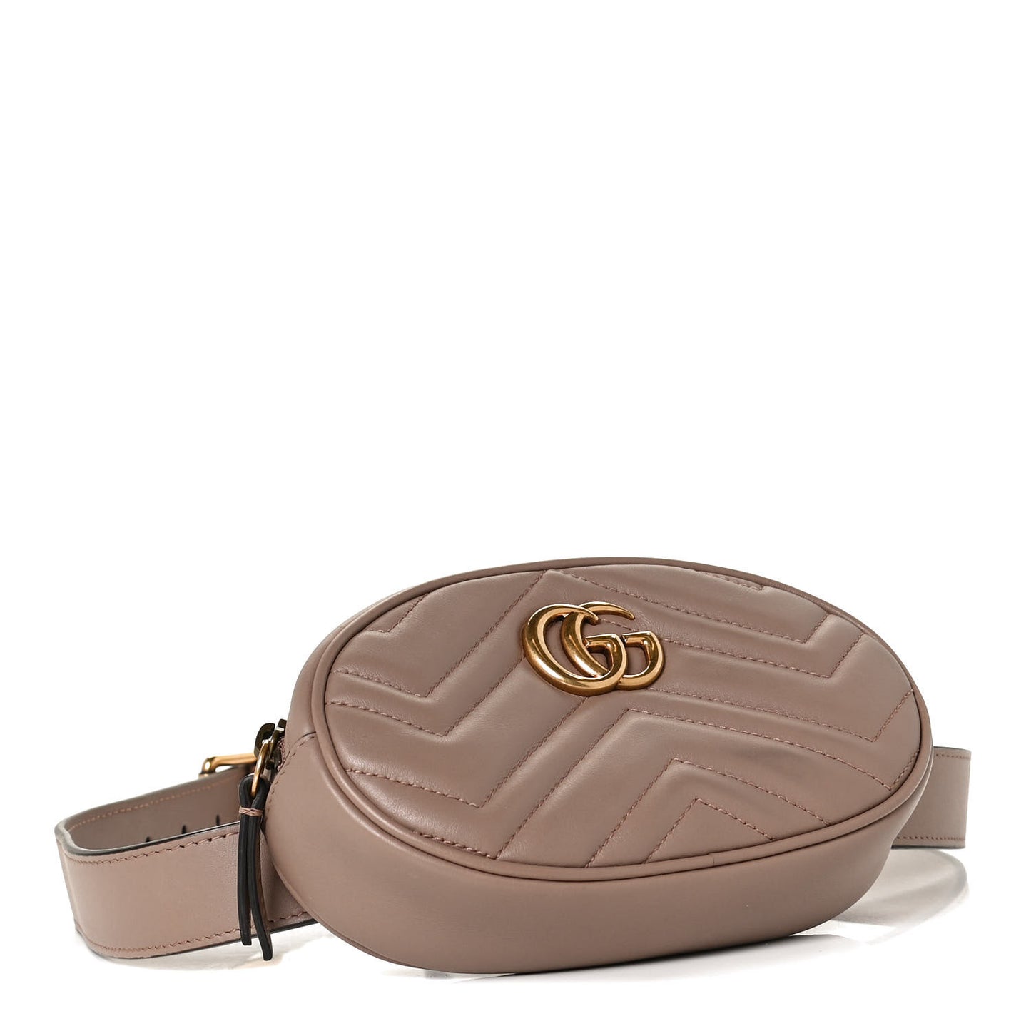 Calfskin Matelasse GG Marmont Belt Bag 95 38 Porcelain Rose