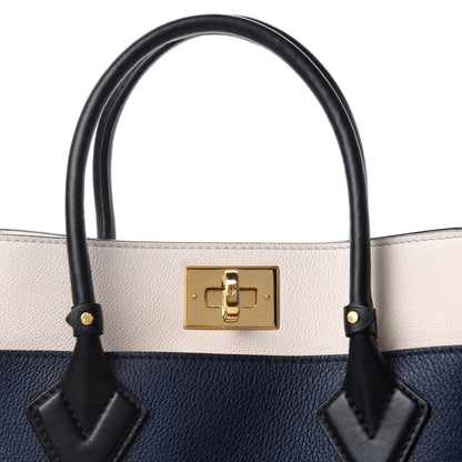 Louis Vuitton Calfskin Monogram On My Side Marine 13 of 13