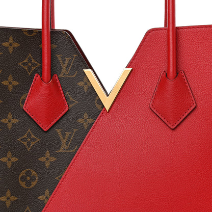 Louis Vuitton Calfskin Monogram Kimono Tote Cherry 8 of 10